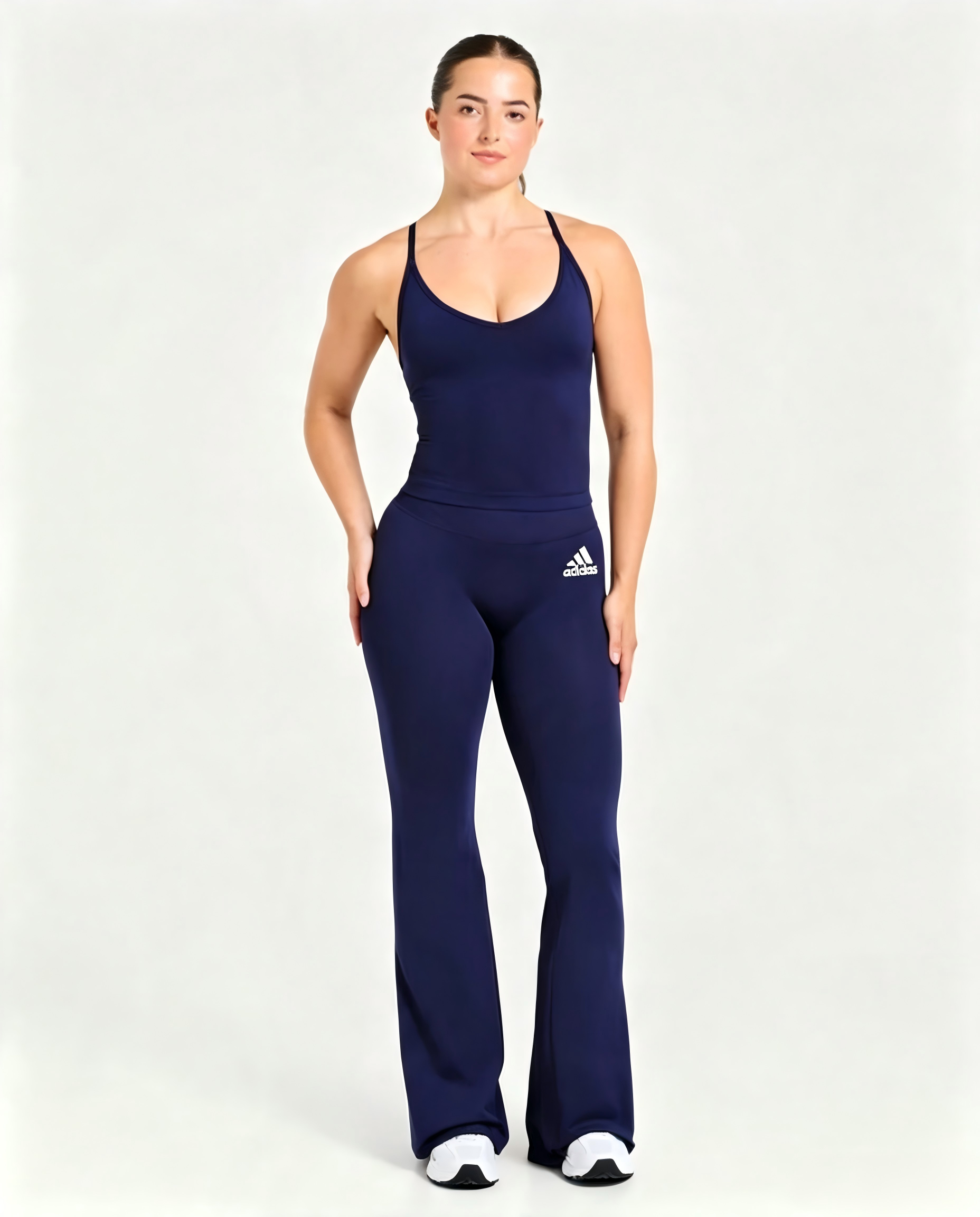Seamless Flared Leggings - Deep Navy