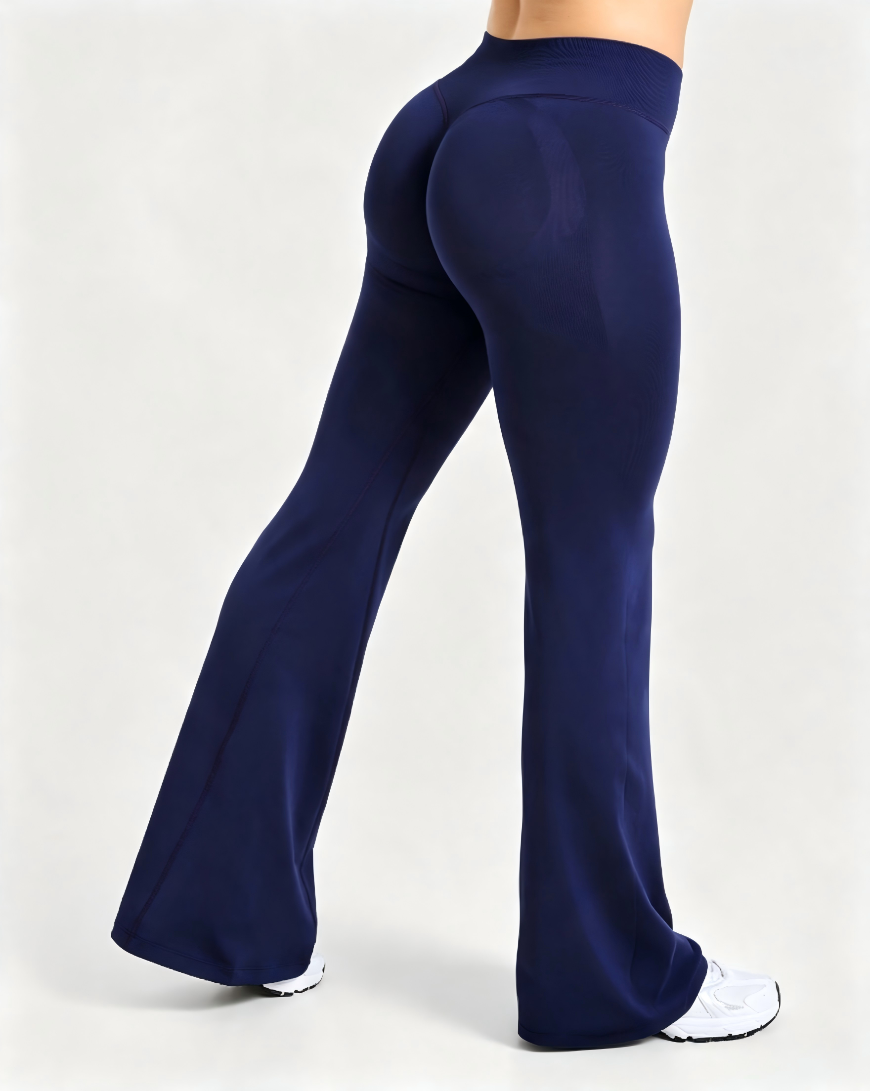 Seamless Flared Leggings - Deep Navy