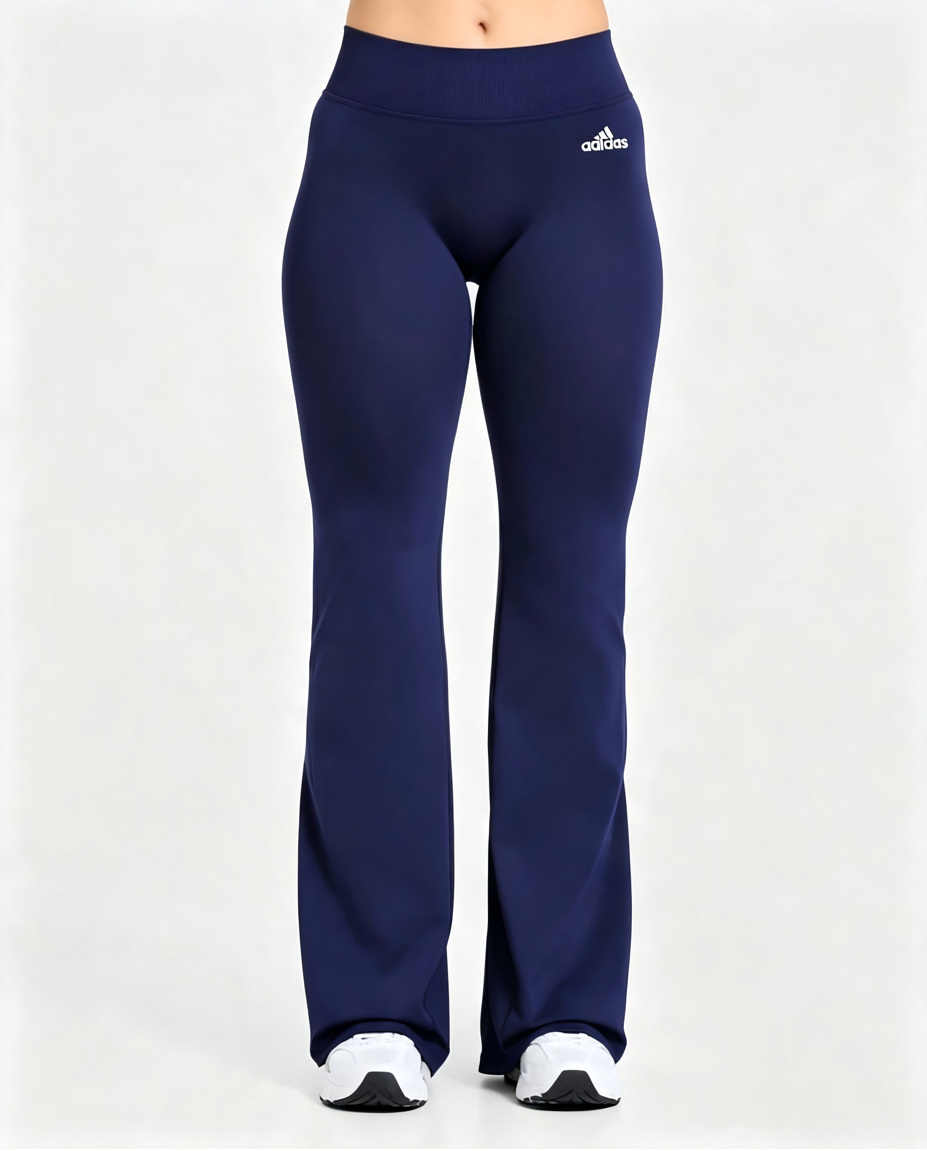 Seamless Flared Leggings - Deep Navy